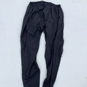 Vintage Policy Studio Grey 100% Silk Drawstring Pockets Relaxed Fit Pants 2X 1X